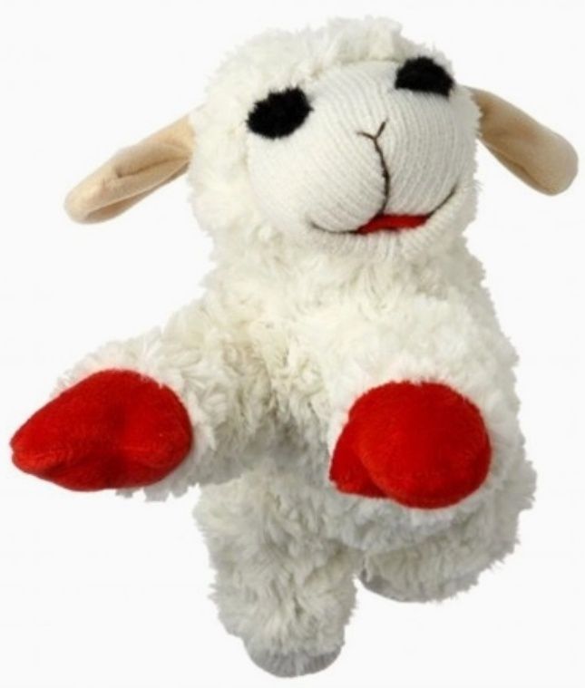 Lamb Chop Plush Dog Toy 10&quot;