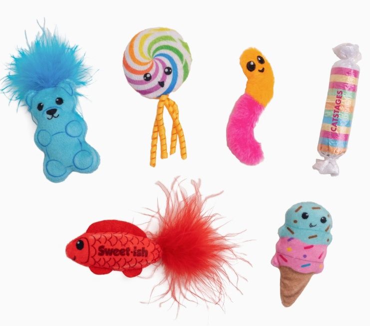 Catstages Kitty Sweet Treats Cat Toys 6 Pk