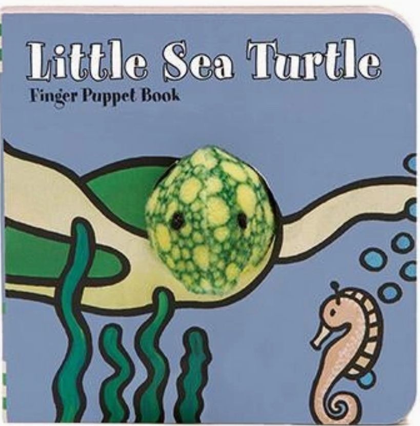 Little Sea Turtle: Finger Puppet Book
