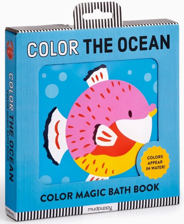Color the Ocean Color Magic Bath Book