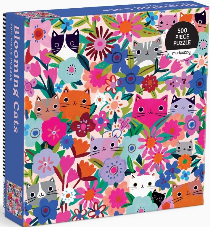 Blooming Cats 500 Piece Family Puzzle