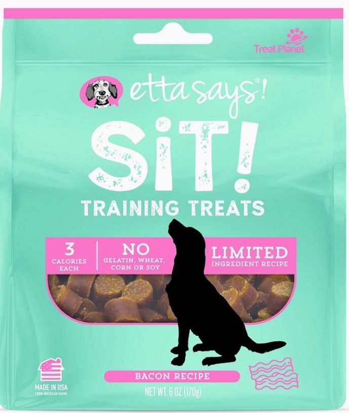 Etta Says! Sit! Dog Training Treats 6oz