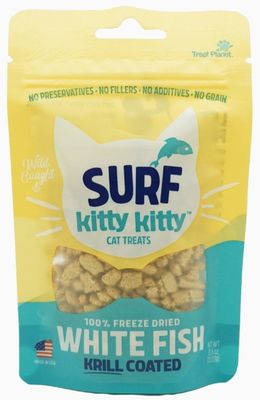Surf Freeze Dried White Fish Treat with Krill