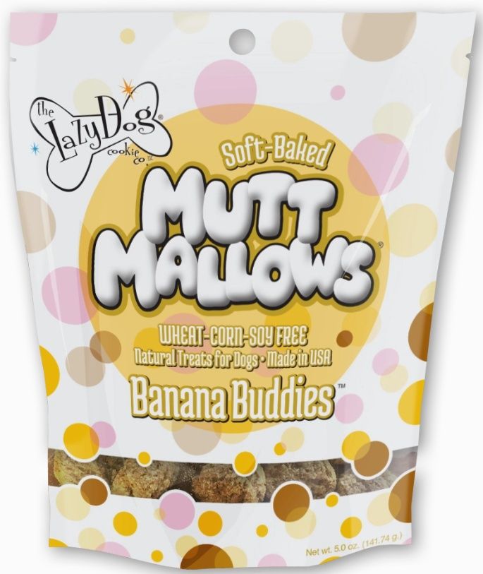 Lazy Dog Mutt Mallows Banana Buddies 5oz