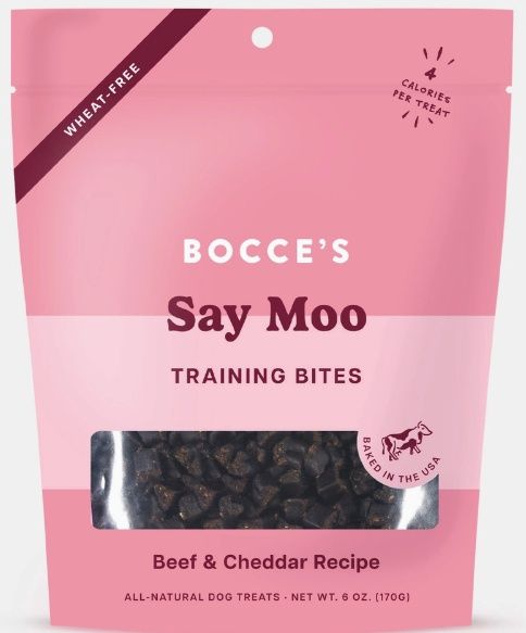 Bocce&#39;s Say Moo Training Bites