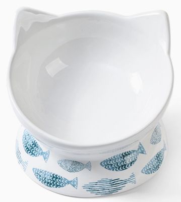 Oscar Tilt Cat Dish