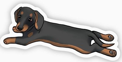 Dachshund Dog Sticker