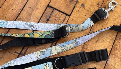 Sanibel Map Dog Leash