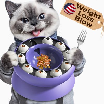 KADTC Weight Loss Bowl Cat Puzzle Toy