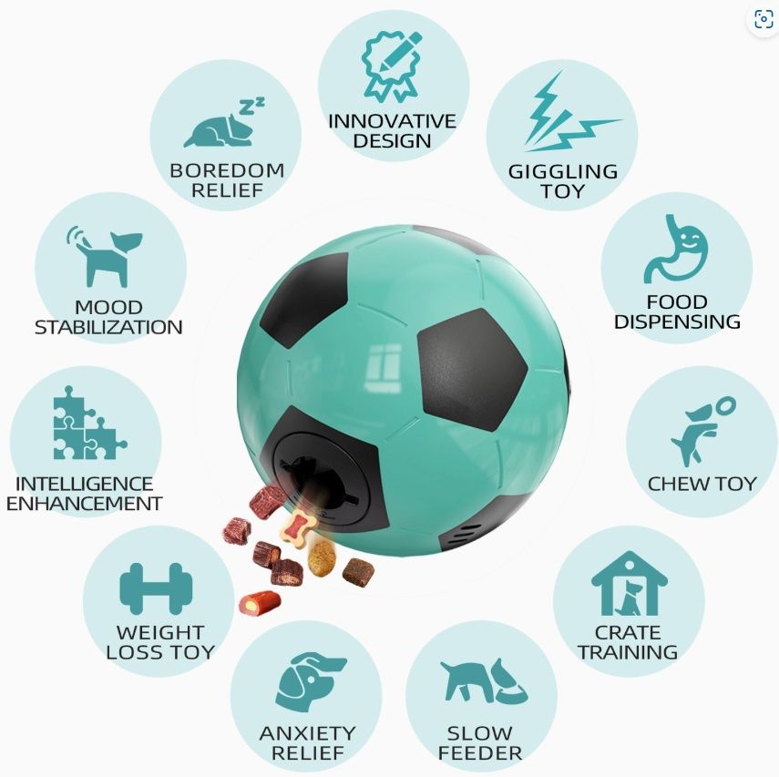 KADTC Dog Giggle Treat Football