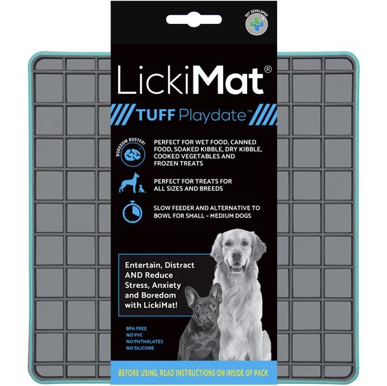 LickiMat Mini Tuff Playdate, Colour: Turquoise