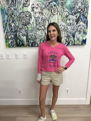 Pierce&#39;s Paw Paradise Pink Hooded Shirt