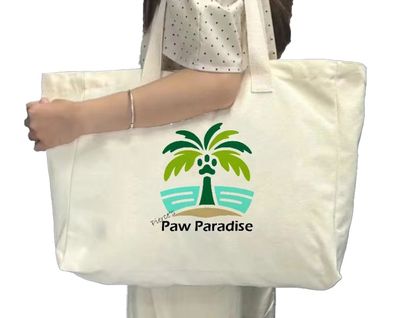 Paw Paradise Canvas Bag