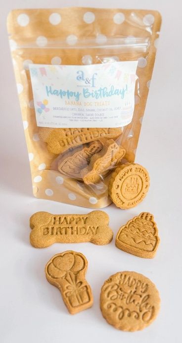 Happy Birthday Dog Treat Bag