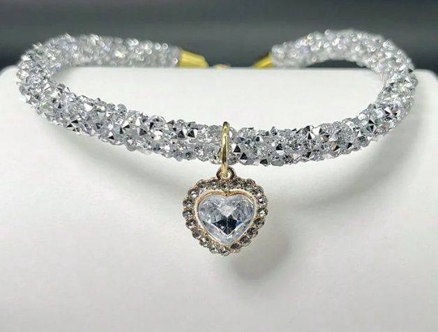 Sparkling Rhinestone Pet necklace