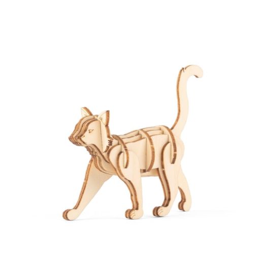 Cat 3d Wooden Puzzle
