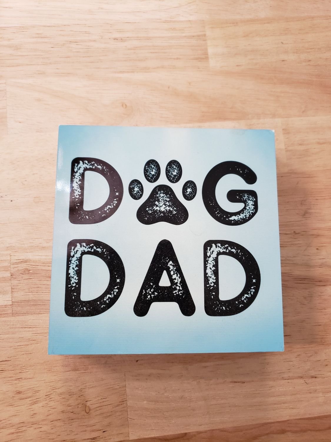 Dog Dad Block Sign