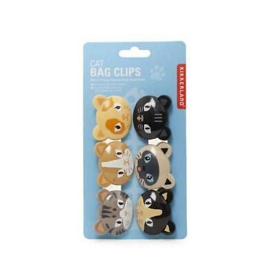 Cat / Kitty Bag Clips - Set of 6