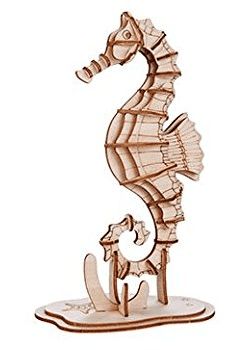 Seahorse 3D Wooden Puzzle by Kikkerland