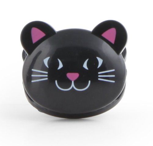 Black Cat Bag Clips  Set of 6