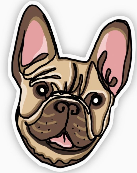 French Bulldog Sticker