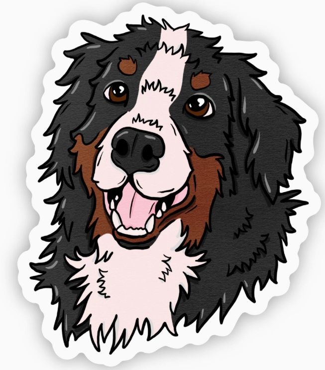 Bernese Mountain Dog Sticker