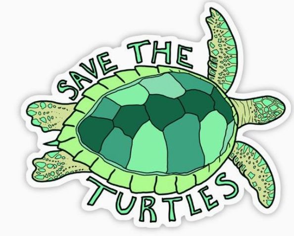 Save The Turtle Sticker