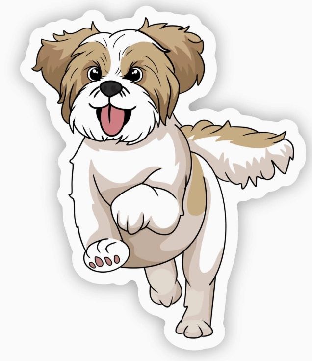 Shitzu Sticker