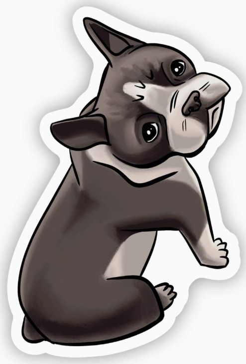Boston Terrier Sticker