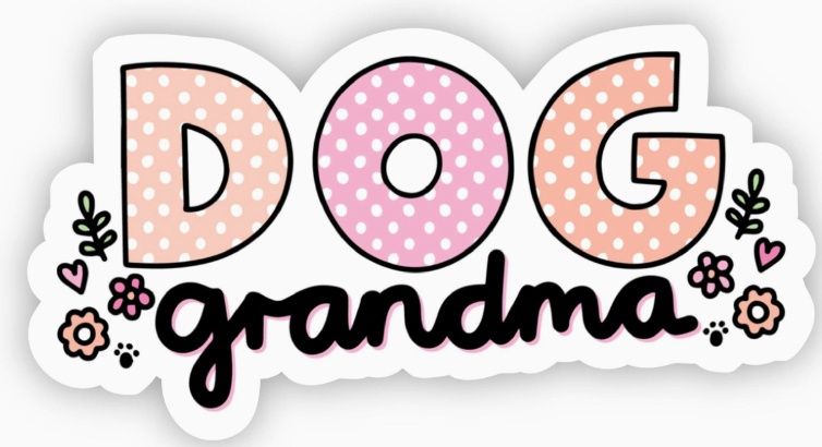 Dog Grandma Sticker