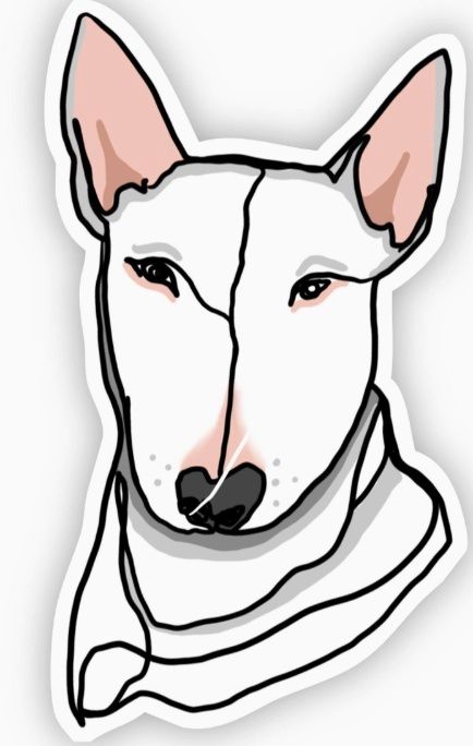 Bull Terrier Dog Sticker
