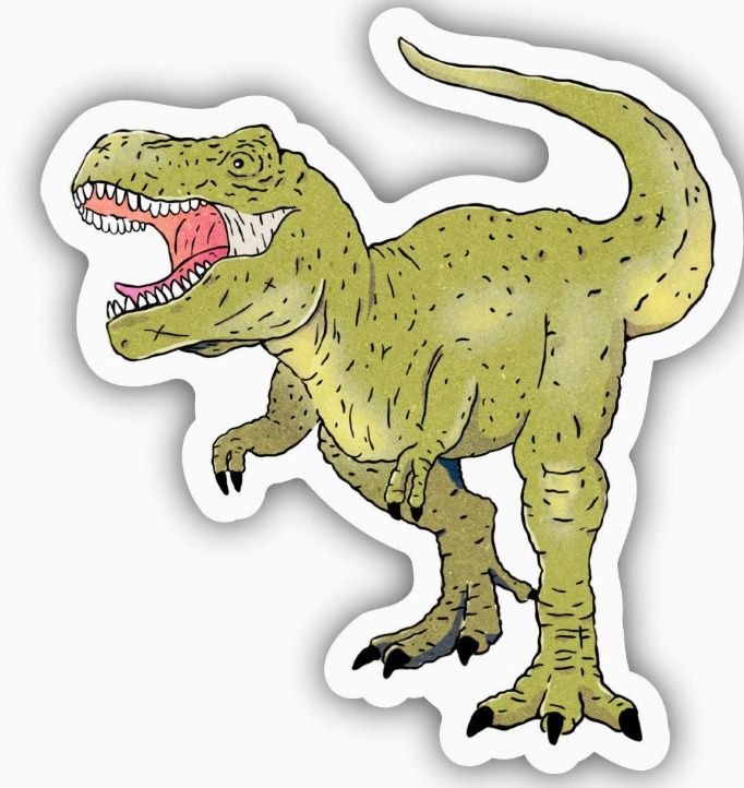 Tyrannosaurus Dinosaur Sticker