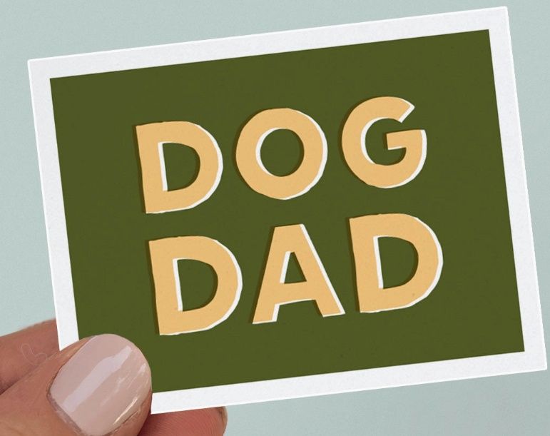 Dog Dad Sticker