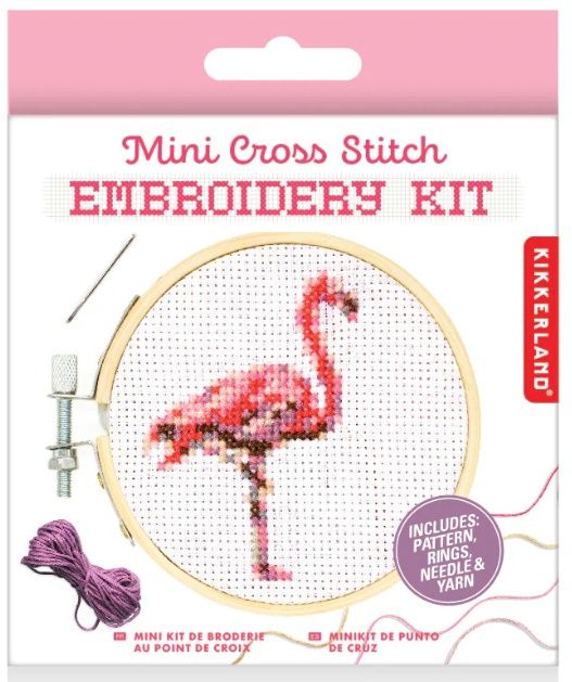 Flamingo Mini Cross Stitch