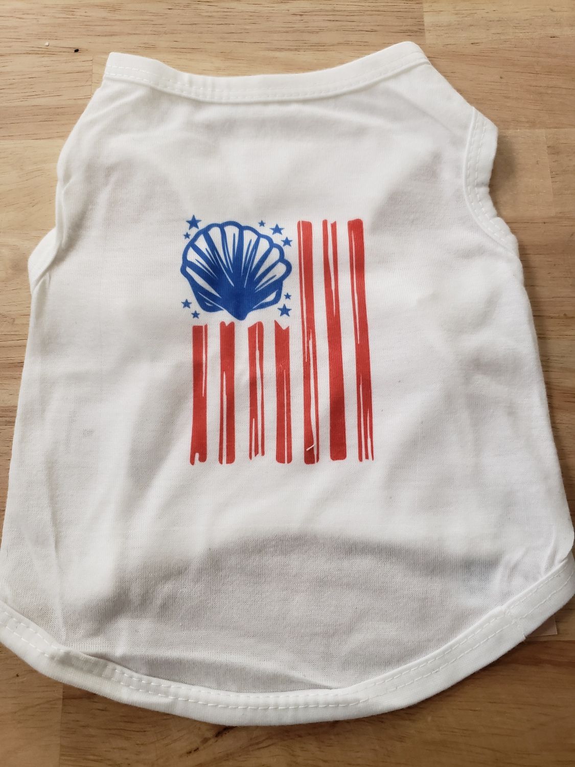 Shell Flag Dog Shirt