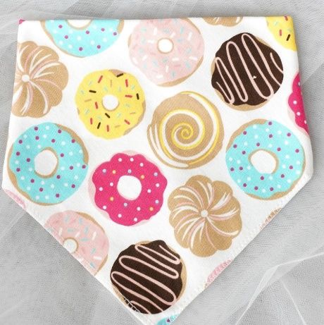 Donut Print Dog bandana