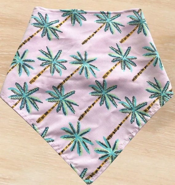 Coconut Tree Print Dog Bandana
