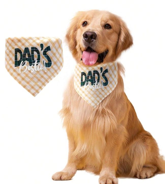 Dad&#39;s Bestie! Dog Bandana