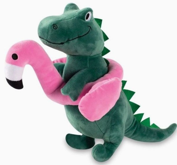 Large Plush Dog Toy - Flamingo