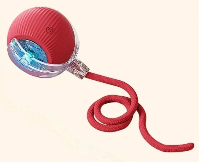 Interactive Striped Rolling Ball Cat Toy