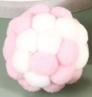 Pom Pom Ball Cat Toy, Colour: Pink