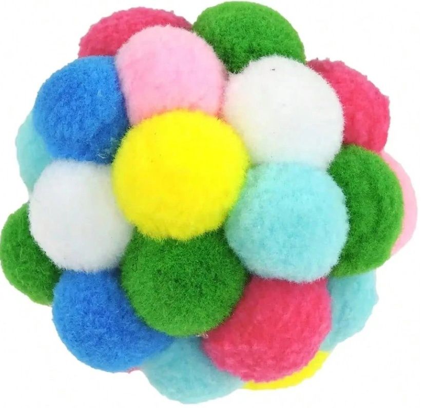 Cat Plush Bouncy Ball Toy, Size: M