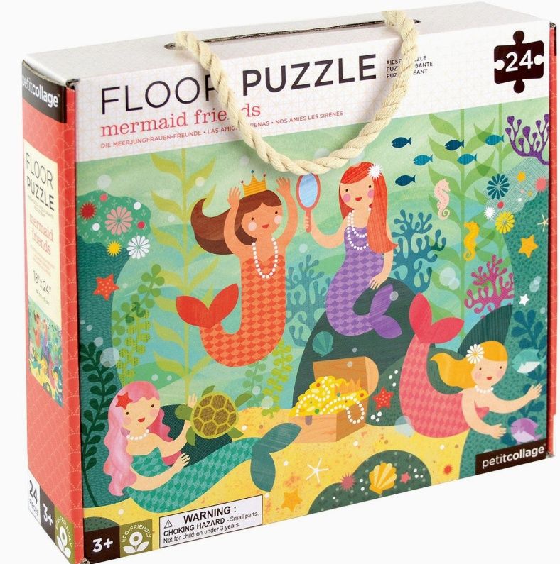 Mermaid Friends 24-Piece Floor Puzzle