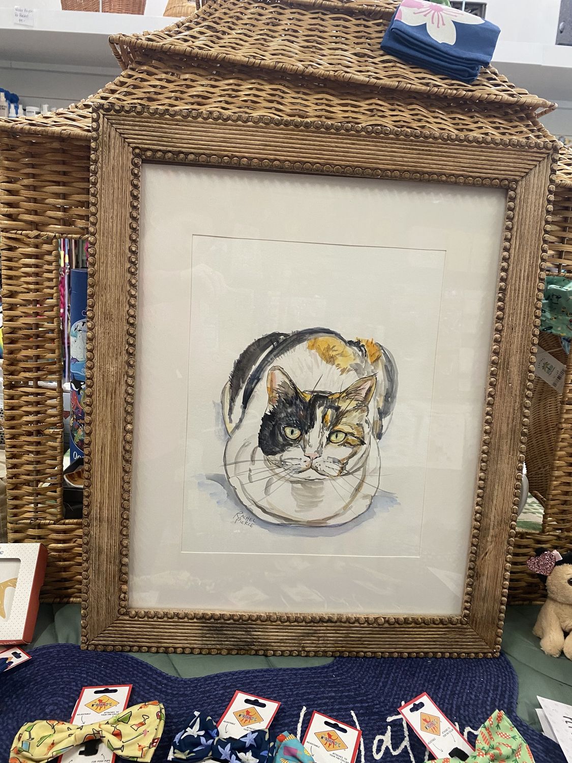 Loaf Cat Original Watercolor