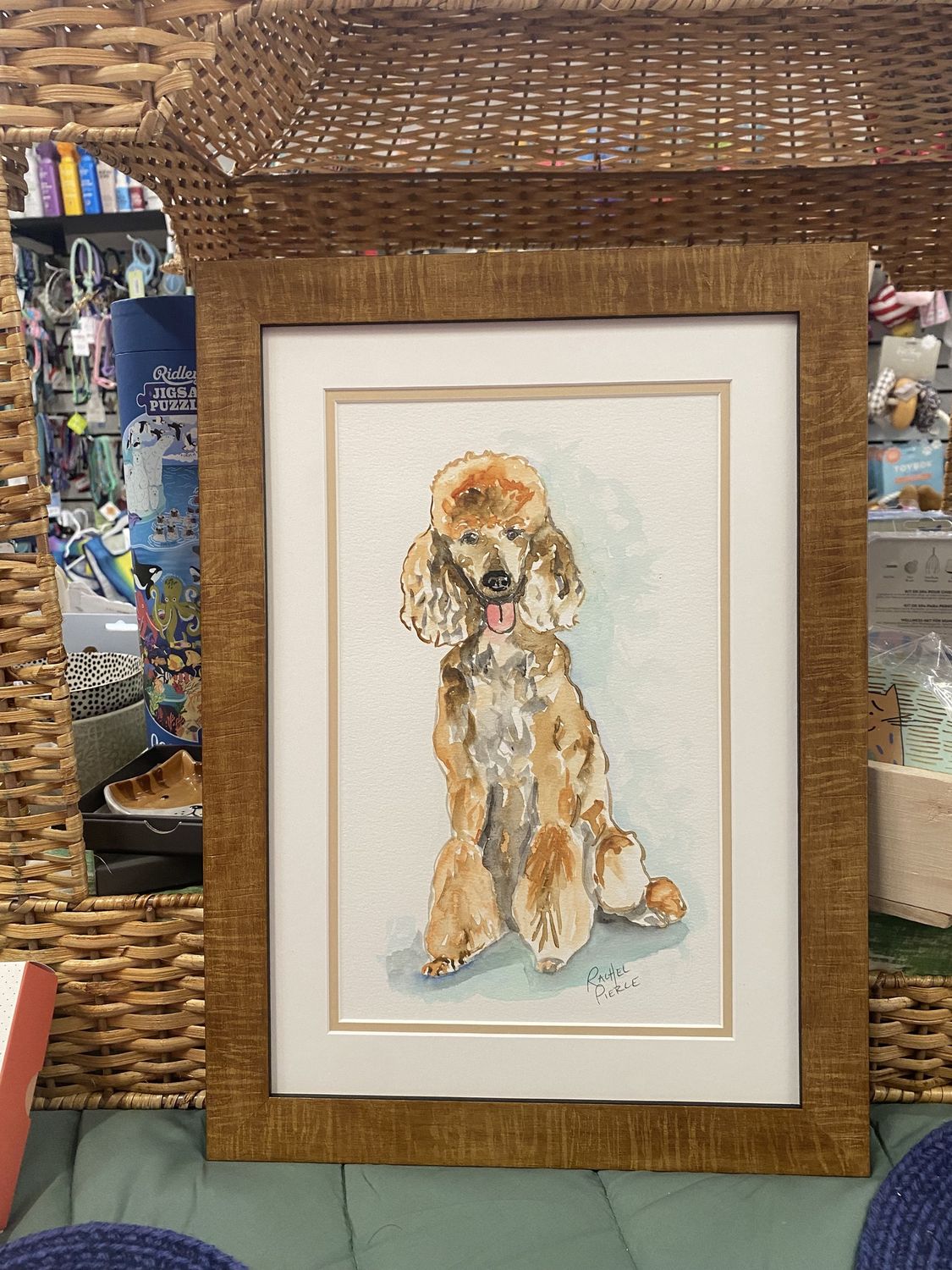 Poodle Original Watercolor