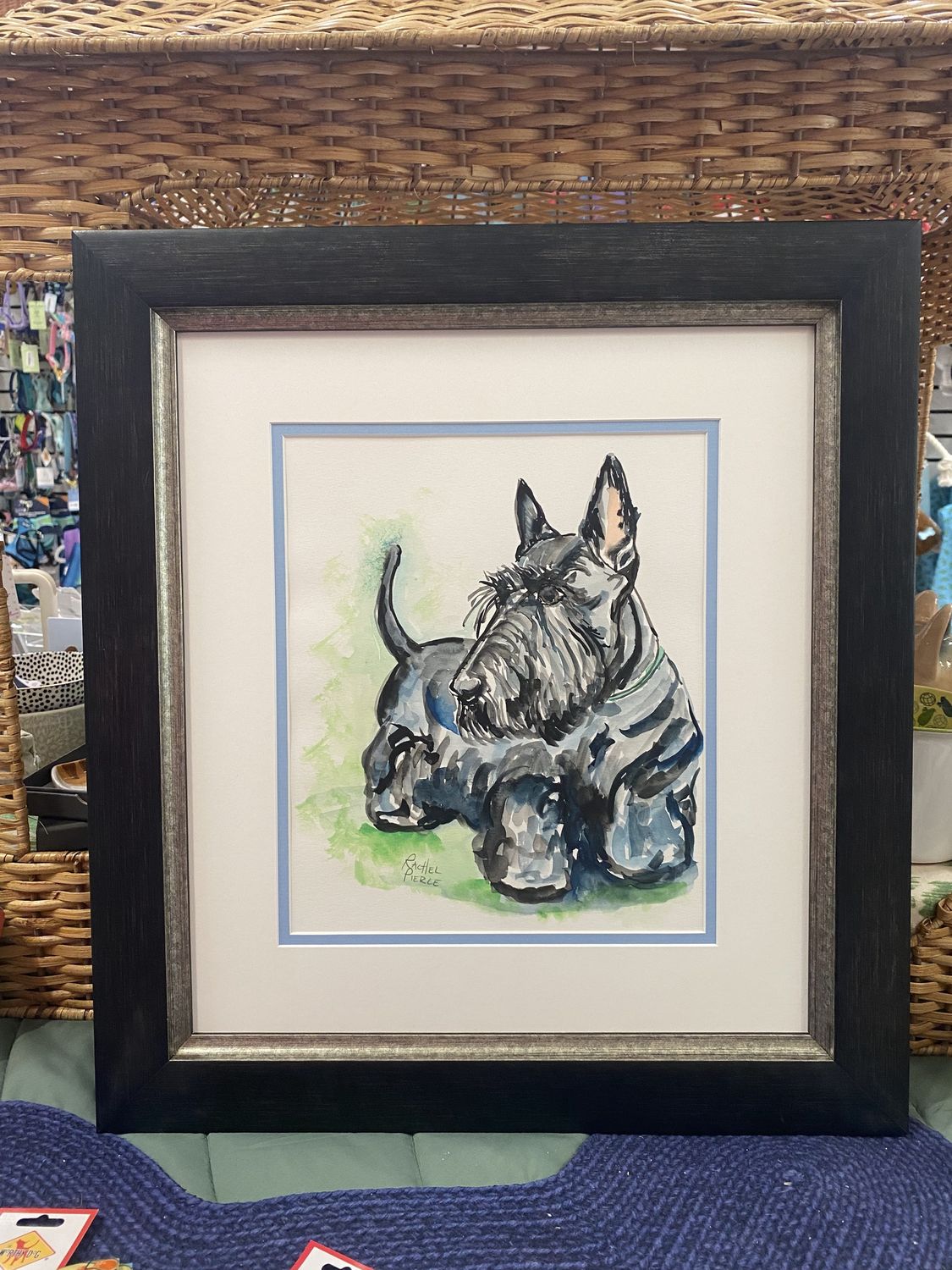 Scottie Original Watercolor