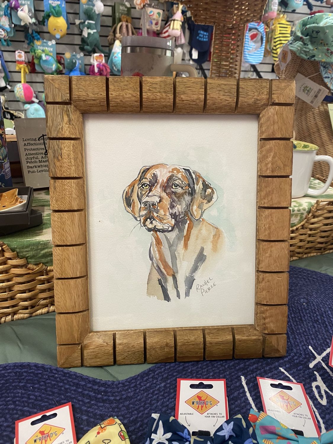 Little Chocolate Lab Original Watercolor
