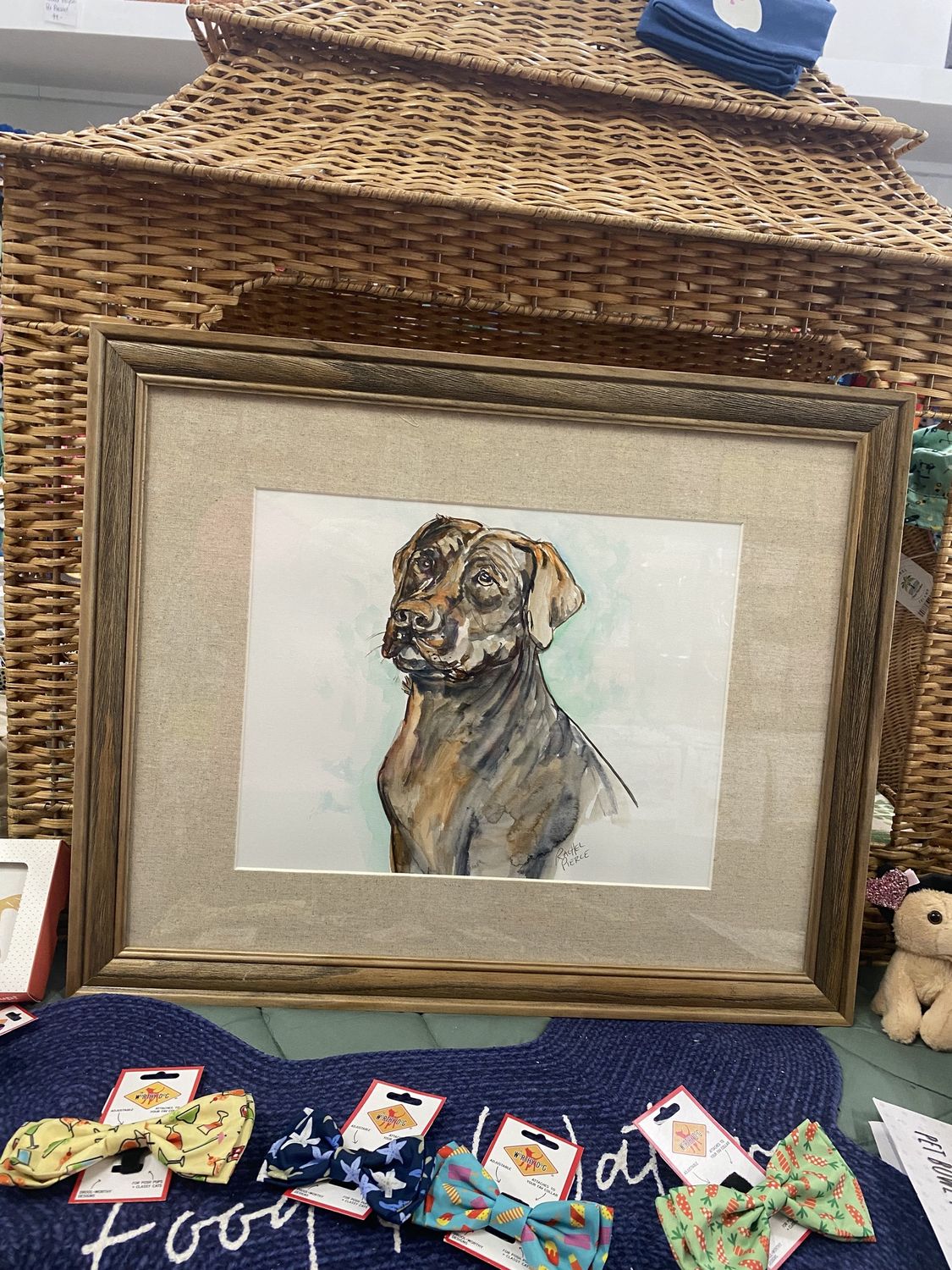 Chocolate Lab Original Watercolor