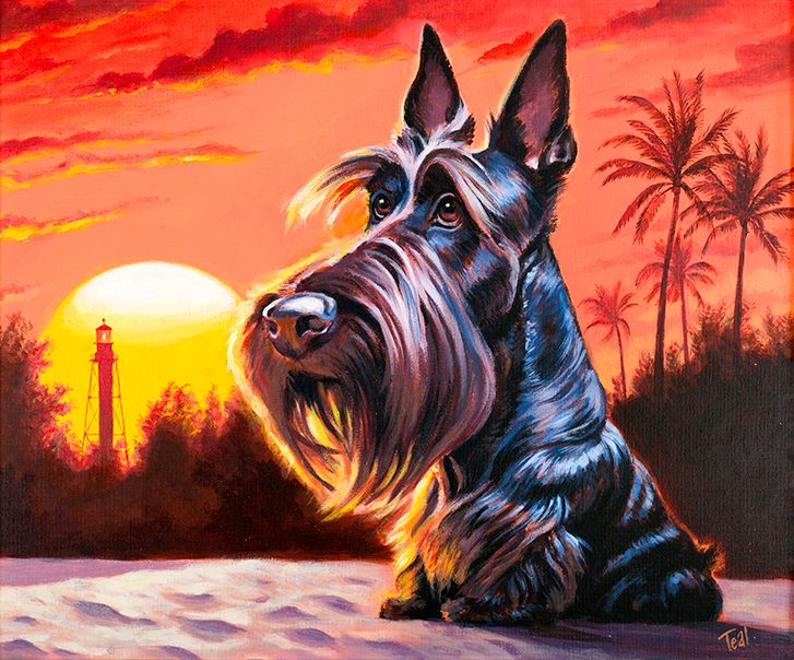 A Scot Abroad Print, Size: 5 x 7