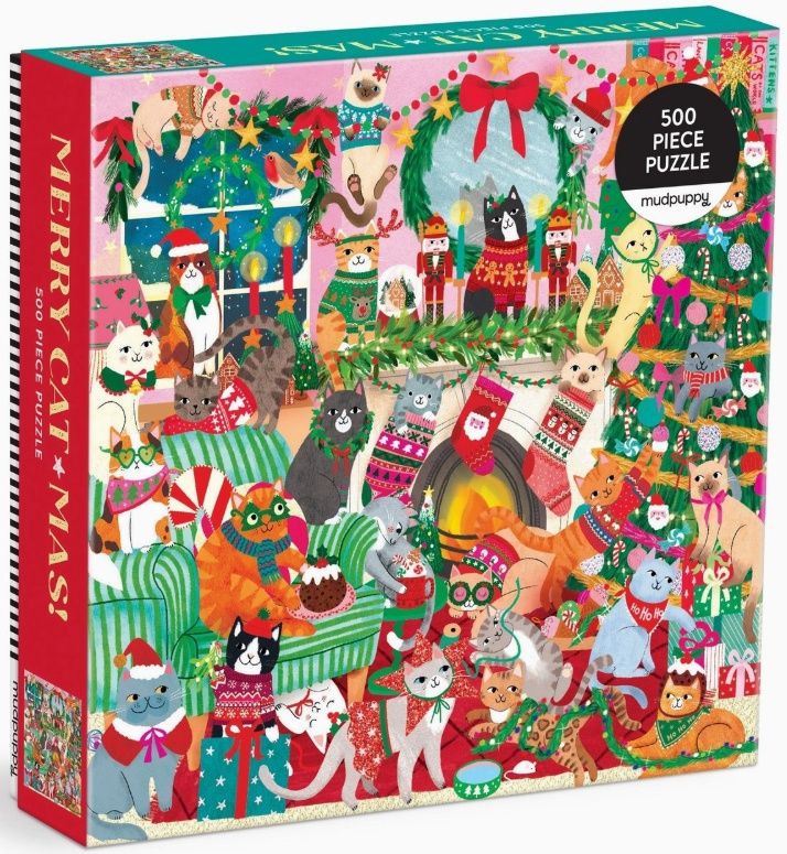 Merry Catmas! 500 Piece Family Puzzle